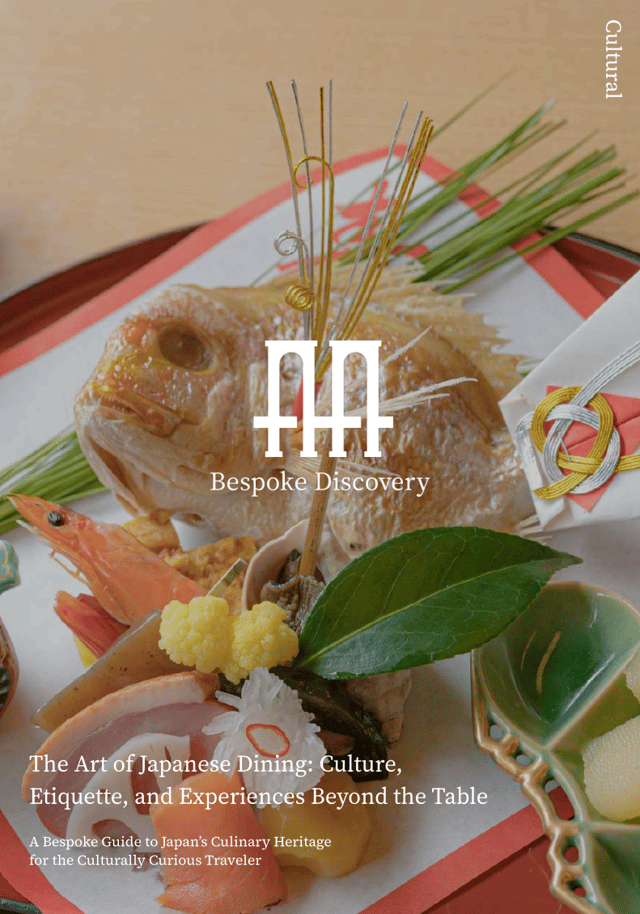 The Art of Japanese Dining: Culture, Etiquette, and Experiences Beyond the Table