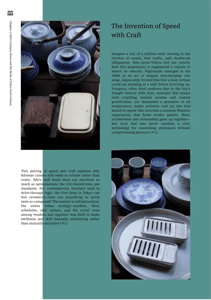 Chapter 2 — Edoʼs Culinary Roots and the Birth of Tokyo Food Culture