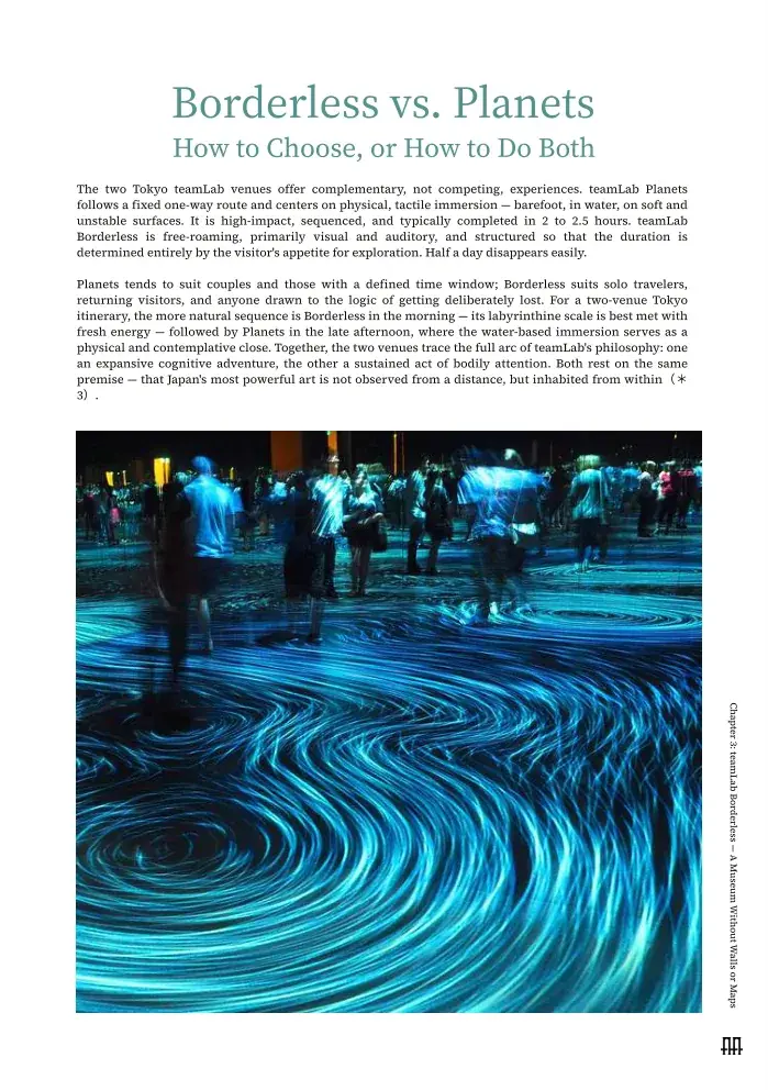 Chapter 3 — teamLab Borderless — A Museum Without Walls or Maps