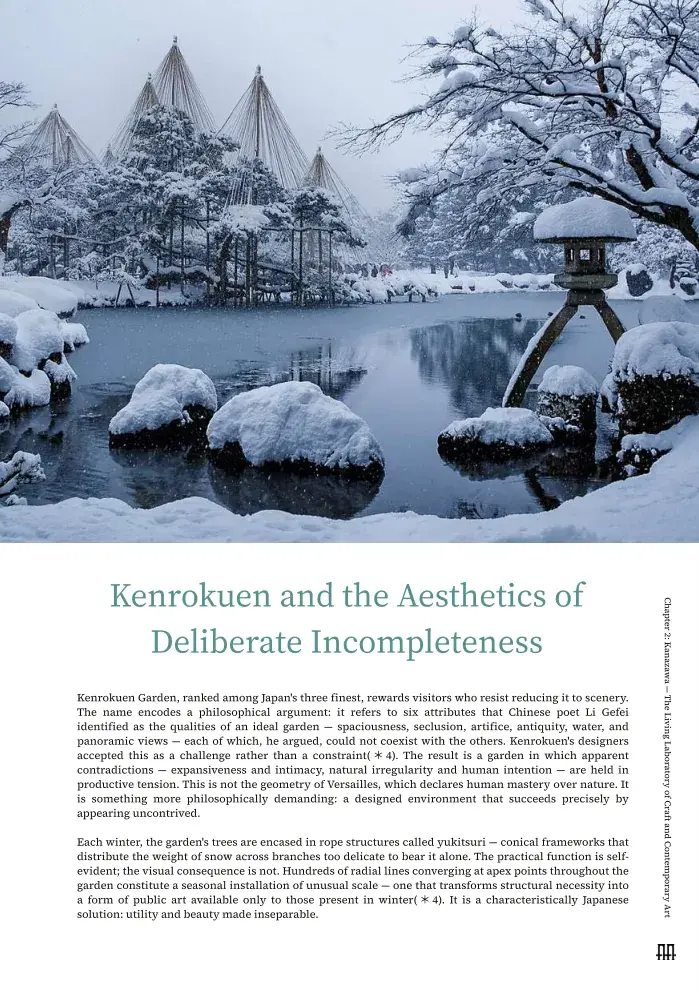 Chapter 2 — Kanazawa — The Living Laboratory of Craft and Contemporary Art