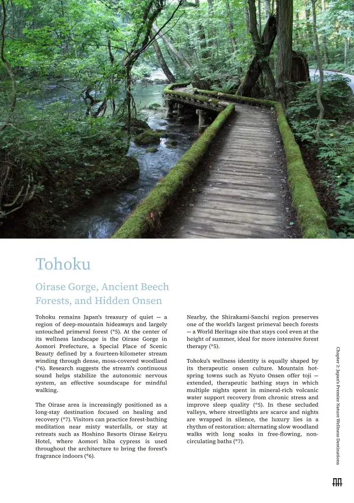 Chapter 2 — Japan's Premier Nature Wellness Destinations