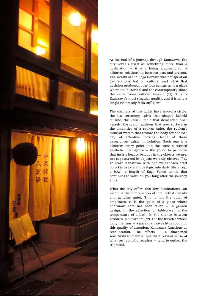 Chapter 3 — The Way of Tea in Kanazawa — A Cultural Experience That Stays