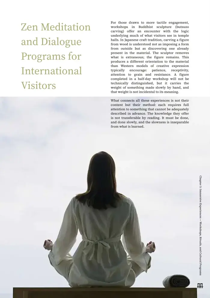 Chapter 5 — Immersive Experiences — Workshops, Rituals, and Cultural
