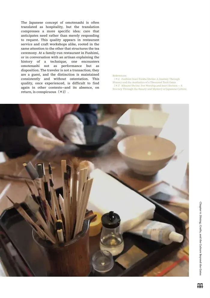 Chapter 6 — Dining, Crafts, and the Culture Beyond the Gates