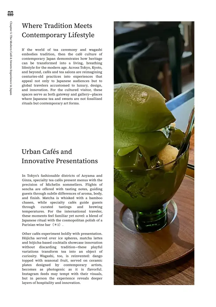 Chapter 5 — The Modern Café & Sweets Experience in Japan