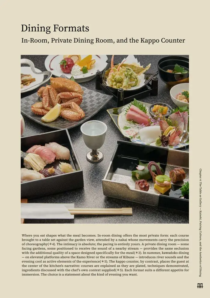 Chapter 4 — The Table as Gallery — Kaiseki, Pairing Culture, and the Aesthetics