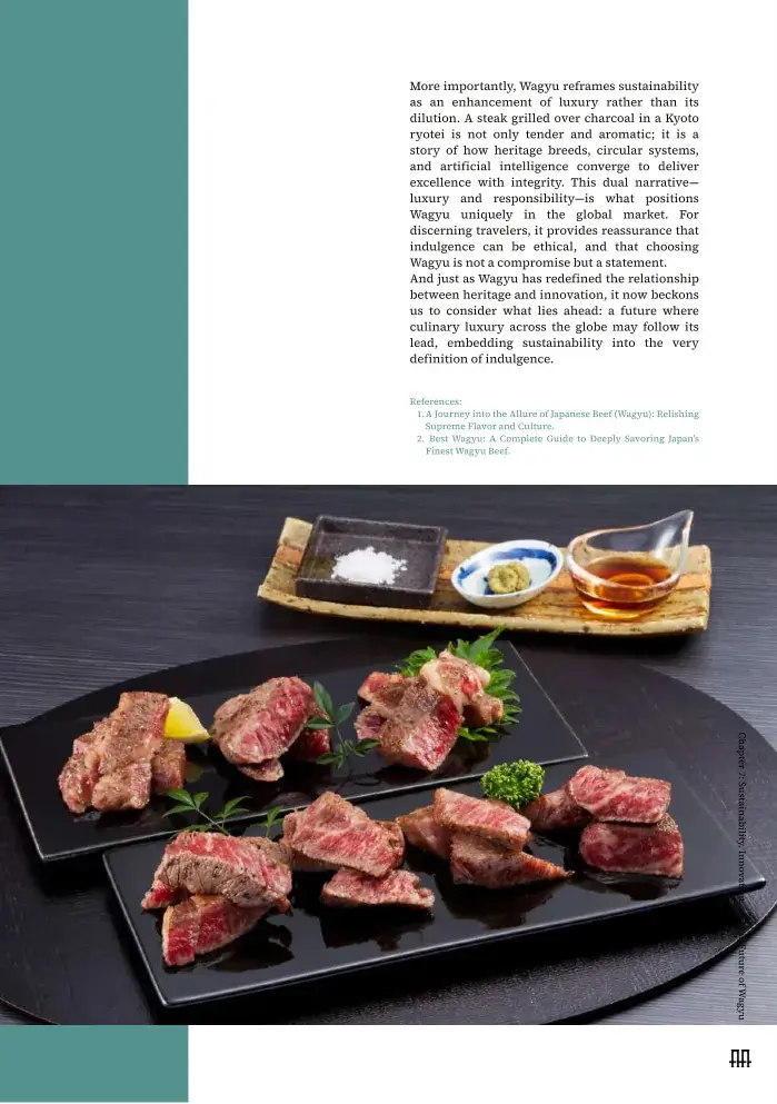 Chapter 7 — Sustainability, Innovation, and the Future of Wagyu